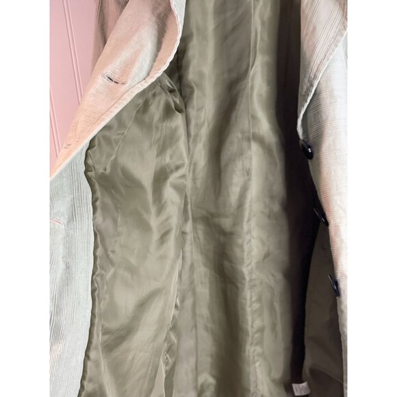 J. Jill Womens Light Green Corduroy Blend Coat Large With Button Details - Picture 8 of 16